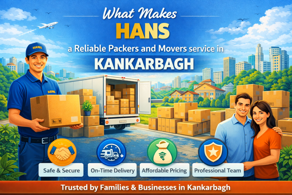 What Makes Hans a Reliable Packers and Movers service in Kankarbagh